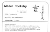 Model Rocketry Project
