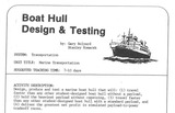 Boat Hull Design & Testing