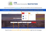 CTE Curriculum Connection Quick Start Guide