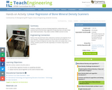 Linear Regression of BMD Scanners