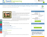 Manufacturing Technologies: Making a Picture Frame