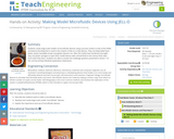 Making Model Microfluidic Devices Using JELL-O