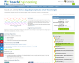 Simon Says Big Amplitude, Small Wavelength!