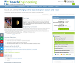 Using Spectral Data to Explore Saturn and Titan