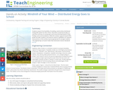 Windmill of Your Mind: Distributed Energy Goes to School