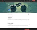 Psychology as a Social Science