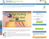 Design Packing to Safely Mail Raw Spaghetti