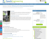 Efficiency of an Electromechanical System