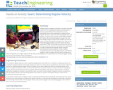 Gears: Determining Angular Velocity