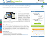 Storing Android Accelerometer Data: App Design