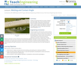 Wetting and Contact Angle