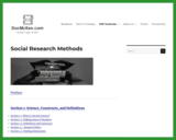 Social Research Methods – Professor McKee’s Things and Stuff