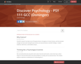 Discover Psychology - PSY 111 GCC (Doninger)