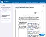 Digital Tools for Product Creation