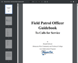 Field Patrol Officer Guidebook - To Calls for Service