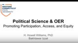 Political Science & OER: Promoting Access & Equity