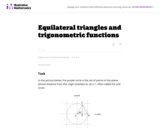 F-TF Equilateral triangles and trigonometric functions
