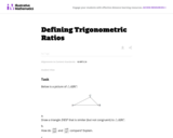 G-SRT Defining Trigonometric Ratios