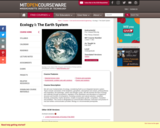 Ecology I: The Earth System, Fall 2009