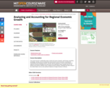Analyzing and Accounting for Regional Economic Growth, Spring 2009