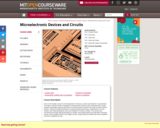 Microelectronic Devices and Circuits, Spring 2009