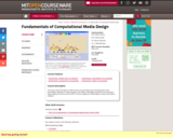 Fundamentals of Computational Media Design, Fall 2008