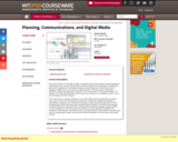 Planning, Communications, and Digital Media, Fall 2004