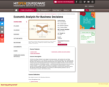 Economic Analysis for Business Decisions, Fall 2004