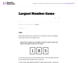 Largest Number Game
