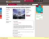 Congress and the American Political System II, Fall 2005