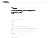 Three composing/decomposing problems