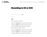 Rounding to 50 or 500