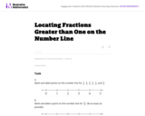 Locating Fractions Greater than One on the Number Line