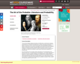 The Art of the Probable: Literature and Probability, Spring 2008