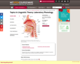 Topics in Linguistic Theory: Laboratory Phonology, Spring 2007