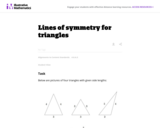 Lines of Symmetry For Triangles