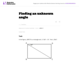 Finding an   Unknown Angle