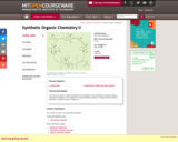 Synthetic Organic Chemistry II, Spring 2005