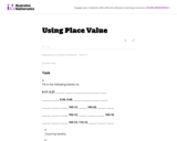 Using Place Value
