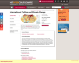 International Politics and Climate Change, Fall 2007