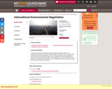 International Environmental Negotiation, Fall 2010