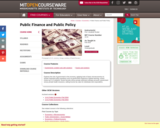 Public Finance and Public Policy, Fall 2010
