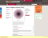 Topics in Algebraic Number Theory, Spring 2010