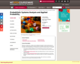 Probabilistic Systems Analysis and Applied Probability, Fall 2010