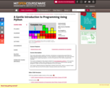 A Gentle Introduction to Programming Using Python, January IAP 2011