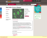 Stem Cells: A Cure or Disease?, Spring 2011