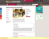 Autism Theory and Technology, Spring 2011