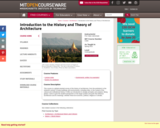 Introduction to the History and Theory of Architecture, Spring 2012