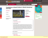 Foundations of World Culture II: World Literatures and Texts, Spring 2012
