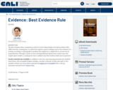 Evidence: Best Evidence Rule